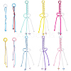 2Bags 2 Styles Korean Waxed Polyester Cord Pendant Decorations HJEW-SC0003-03-1
