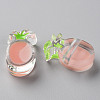 Transparent Enamel Acrylic Beads TACR-S155-002C-2