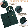 3 Sets Rectangle Velvet Single Watch Storage Bags ABAG-BBC0001-12D-6