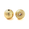Texture Brass Beads KK-S379-02G-D-2