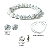 DIY Natural Howlite Round Beaded Stretch Bracelet Making Kit DIY-YW0008-36A-6