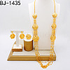 Multi-layer Alloy Pendant Necklacez & Stud Dangle Earrings & Cuff Ringz Sets WGFFF8E-07-1