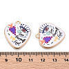 Printed Alloy Pendants ENAM-N056-209B-3