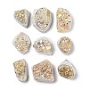 9Pcs Electroplate Natural Citrine Cluster Display Decorations G-H084-01A-2