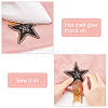 Gorgecraft 4 Pcs 4 Style Sparkling Rhinestone Iron on Patches DIY-GF0005-21-6