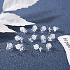 Boutigem 60 Sets 6 Style Crown & Cross & Swan & Vortex Transparent Resin Stud Earrings for Women EJEW-BG0001-02-15