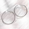 304 Stainless Steel Hoop Earrings EJEW-S250-02B-P-1