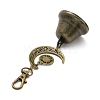 Iron Bell Pendant Decoration HJEW-JM02450-4