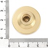 Golden Plated Brass Wax Sealing Stamp Head KK-K363-01G-10-4