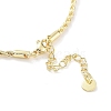 Rack Plating Brass Puffed Heart Pendant Necklaces for Women NJEW-D057-01G-3