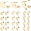 Unicraftale 18 Pairs 3 Style 304 Stainless Steel Stud Earring Findings STAS-UN0030-92-7