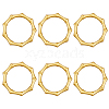 6Pcs Alloy Napkin Rings AJEW-CP0009-05G-1