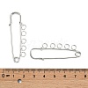 Iron Safety Brooch Findings MAK-Q004-04-3