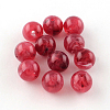 Round Imitation Gemstone Acrylic Beads X-OACR-R029-8mm-09-1