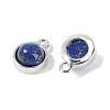 Natural Lapis Lazuli Pendants G-K372-03P-09-2