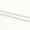 925 Sterling Silver Cable Chains STER-TAC0002-01S-1