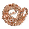 Natural Arusha Sunstone Chip Beads Strands X-G-G905-13-3