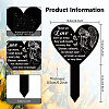 Acrylic Garden Stake AJEW-WH0365-033-3