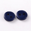 2-Hole Flat Round Resin Sewing Buttons for Costume Design BUTT-E119-34L-11-2