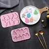 2Pcs DIY Christmas Theme Food Grade Silicone Molds DIY-CJ0002-13-4