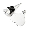 Alloy Red Wine Stopper AJEW-Z016-02A-P-2