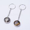 Natural Tiger Eye Keychain KEYC-E023-02I-2