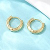 Brass Hoop Earrings EJEW-A156-14B-G-2