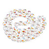 Faceted Glass Beads Strands EGLA-E030-01E-3