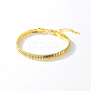 Brass Snake Chain Bracelets GY7677-1