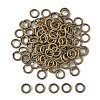 Open Jump Rings Brass Jump Rings JRC7MM-AB-1