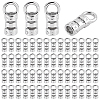 100Pcs Brass Cord End FIND-ME0004-32-1