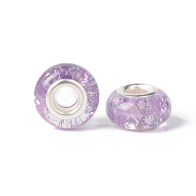 Rondelle Resin European Beads RPDL-A001-01-03-1
