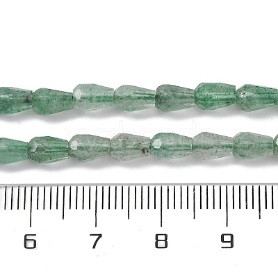Natural Green Strawberry Quartz  Beads Strands G-C080-B04-01A-1