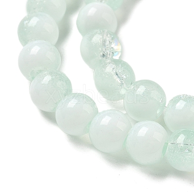 Crackle Glass Beads Strands GLAA-U001-6mm-01-1