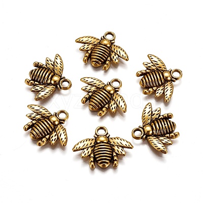 Tibetan Style Alloy Pendants TIBEP-S018-AG-FF-1