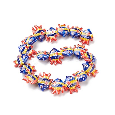 Handmade Porcelain Beads X1-PORC-G002-54D-1