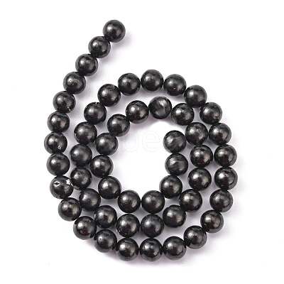 Natural Coal Quartz Beads Strands G-N141-6-1