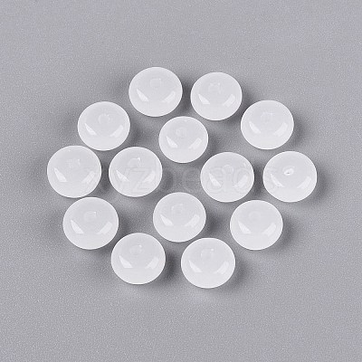Baking Paint Imitation Jade Glass Beads GL-N006-01B-13-1