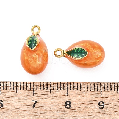 304 Stainless Steel Enamel Pendants STAS-B085-40G-03-1