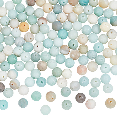 4 Strands Natural Flower Amazonite Beads Strands G-NB0005-09B-1