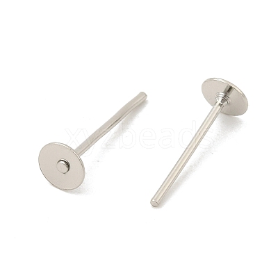 Rack Plating Iron Ear Studs Findings IFIN-M029-06P-NR-1