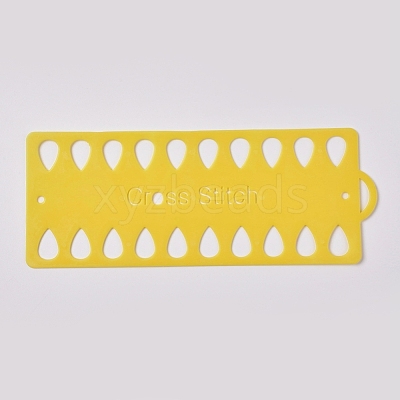 Plastic Embroidery Thread Plate DIY-WH0152-21E-1