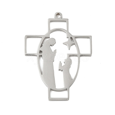 304 Stainless Steel Pendants LS-STAS-G355-04P-1
