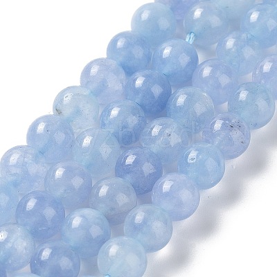 Dyed Natural Malaysia Jade Beads Strands X-G-G021-02B-07-1