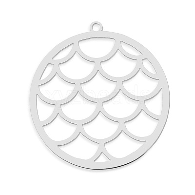 Non-Tarnish 201 Stainless Steel Pendants STAS-S105-LA740-1-1