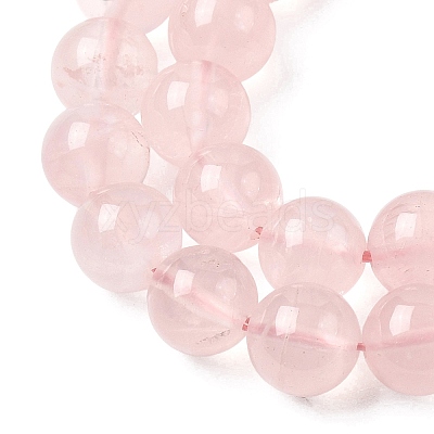 Natural Madagascar Rose Quartz Beads Strands G-B167-A03-10mm-1