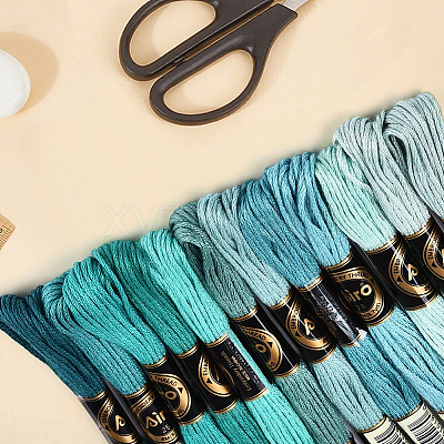 Polyester Embroidery Threads OCOR-WH20074-13B-01B-1