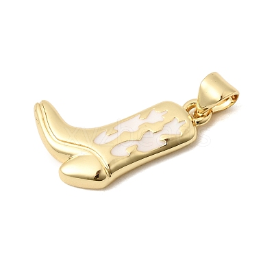 Brass Enamel Pendants KK-H267-117G-02-1