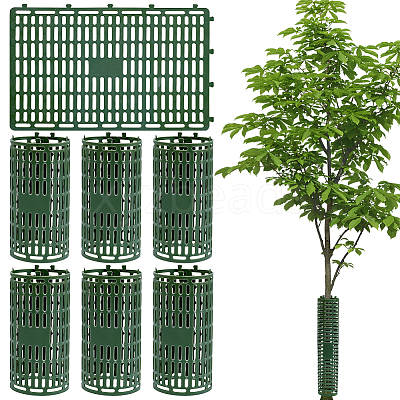 PVC Plastic Tree Trunk Cover AJEW-WH0609-625-1