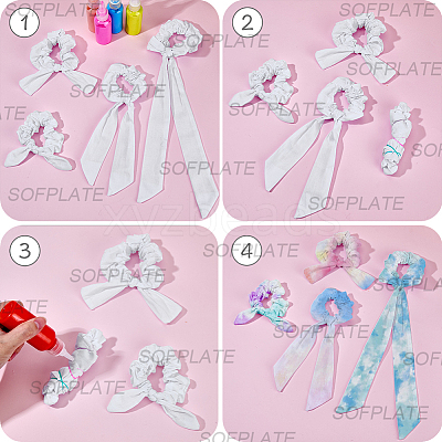 12Pcs 4 Styles Cotton Hair Ties PHAR-SP0001-27-1